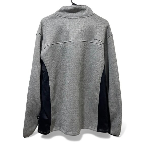 Spyder Men's Relaxed Fit Full Zip Jacket, XXL, Gray, New - Picture 2 of 14